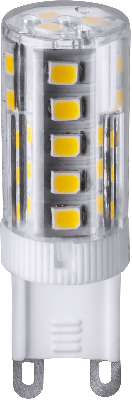 Лампа светодиодная LED 3вт 230в G9 тепло-белый капсульная