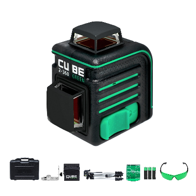 Уровень лазерный CUBE 2-360 Green Ultimate Edition