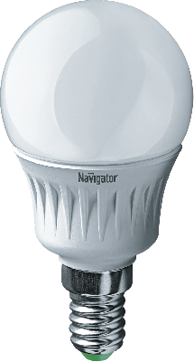 Лампа светодиодная LED 5вт E14 теплая шар