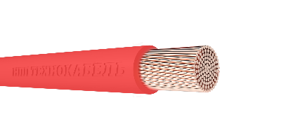 Провод силовой ПуГВнг(А)-LS 1х6 красный ТРТС