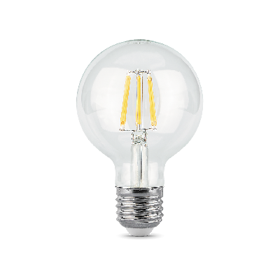 Лампа светодиодная LED 6 Вт 630 Лм 2700К теплая Е27 G95 Filament Gauss