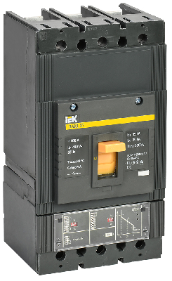 Автоматический выключатель ВА88-37 3Р 400А 35кА с электронным расцепителем MP 211