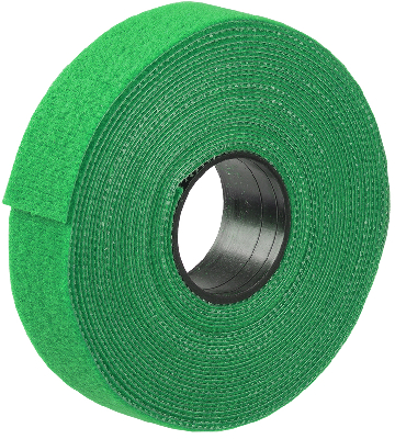 Хомут-липучка для кабеля 16ммх5м зеленый (5м/рулон)