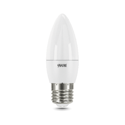 Лампа светодиодная LED 12 Вт 950 Лм холодная 6500К E27 свеча Elementary Gauss